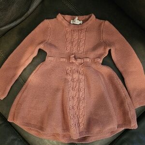 Charming Pink Knit Cardigan for Kids